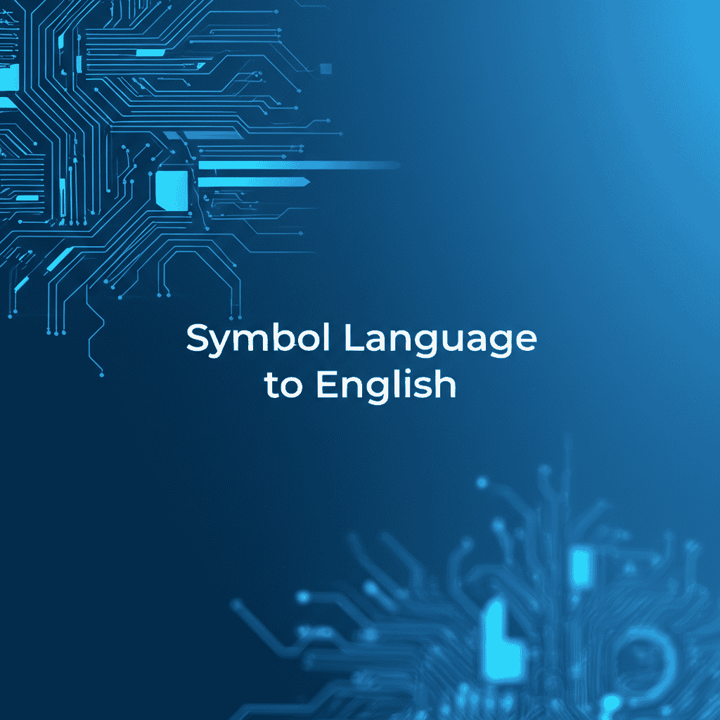 Symbol Language to English